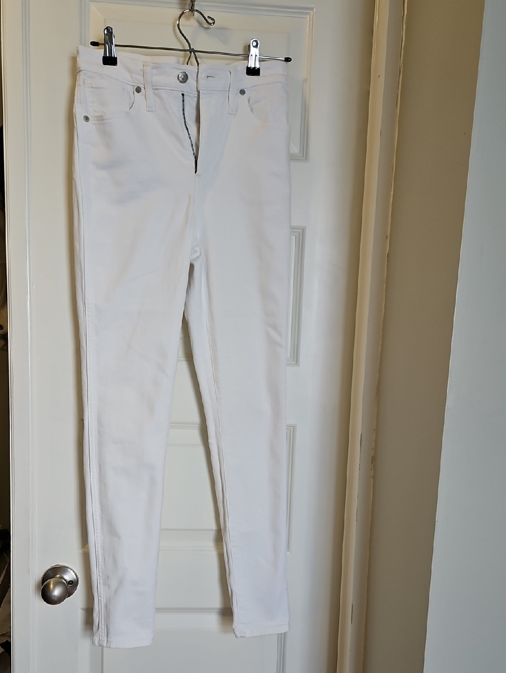 Madewell White Skinny Jeans for Women
